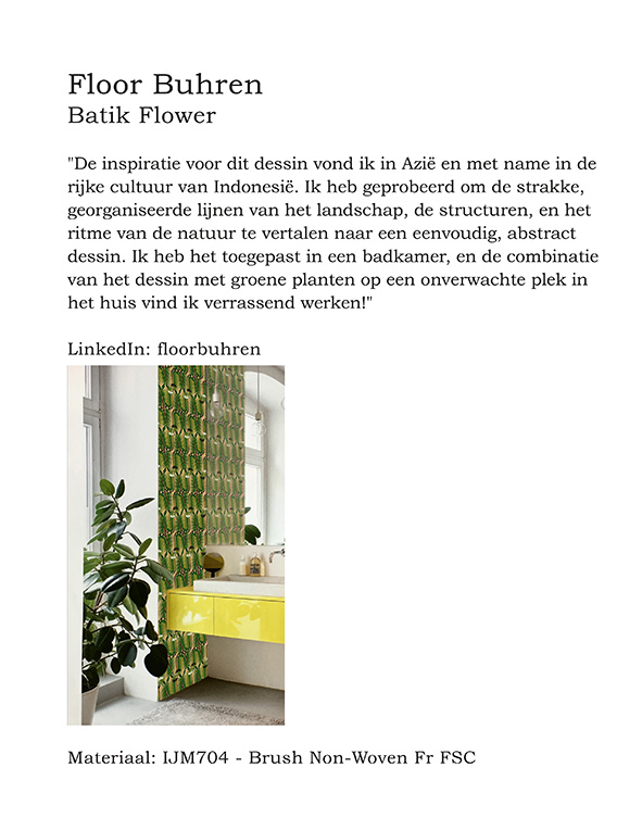 40 - Floor Buhren: Jungle Flower